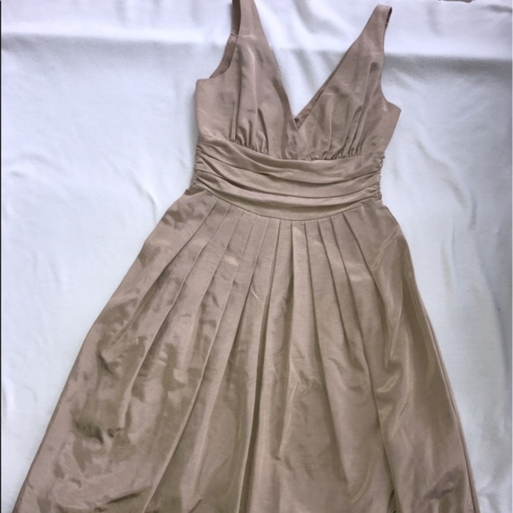 Gold Nicole Miller New York Cocktail Dress